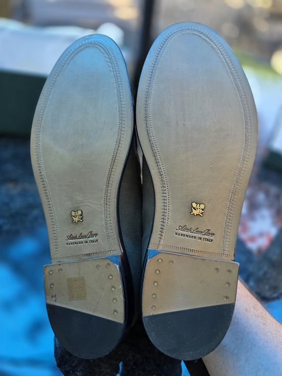 Aime Leon Dore Oliva Suede Penny Loafers main image 4